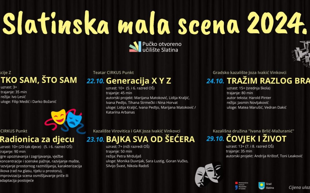 Održana još jedna „Slatinska mala scena 2024“