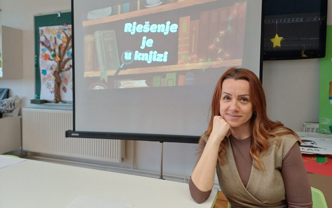 Mjesec hrvatske knjige 2025.: U našoj školi gostovala  knjižničarka Martina Hamaček Matijanić