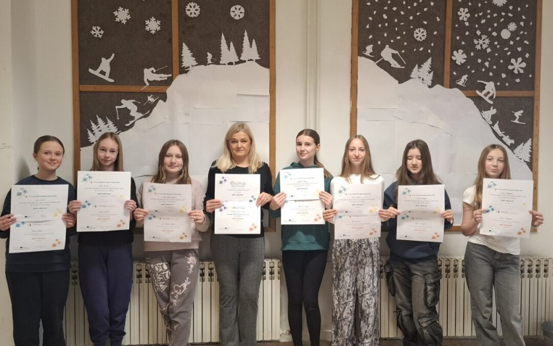 NACIONALNA I EUROPSKA OZNAKA KVALITETE ZA ETWINNINGOV PROJEKT NAŠE ŠKOLE „JEDI ZDRAVO“