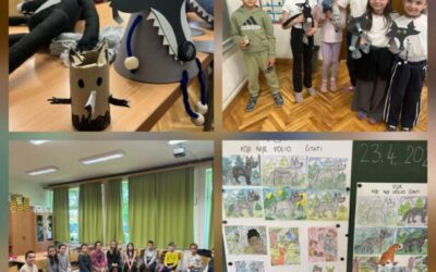 PP MZOM Život je bajka: „ Učenici 1.b razgovarali o važnosti ranog čitanja uz priču „Vuk koji nije volio čitati“